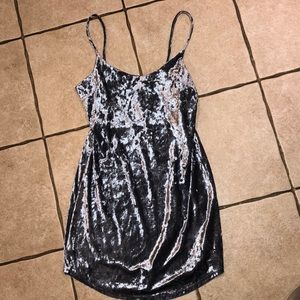 Silver Velvet dress